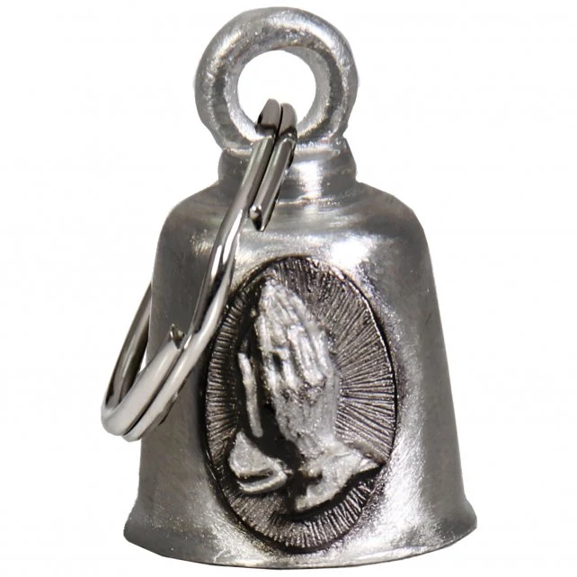 Prestigious Hot Leathers BEA3028 Praying Hands Guardian Bell Functional