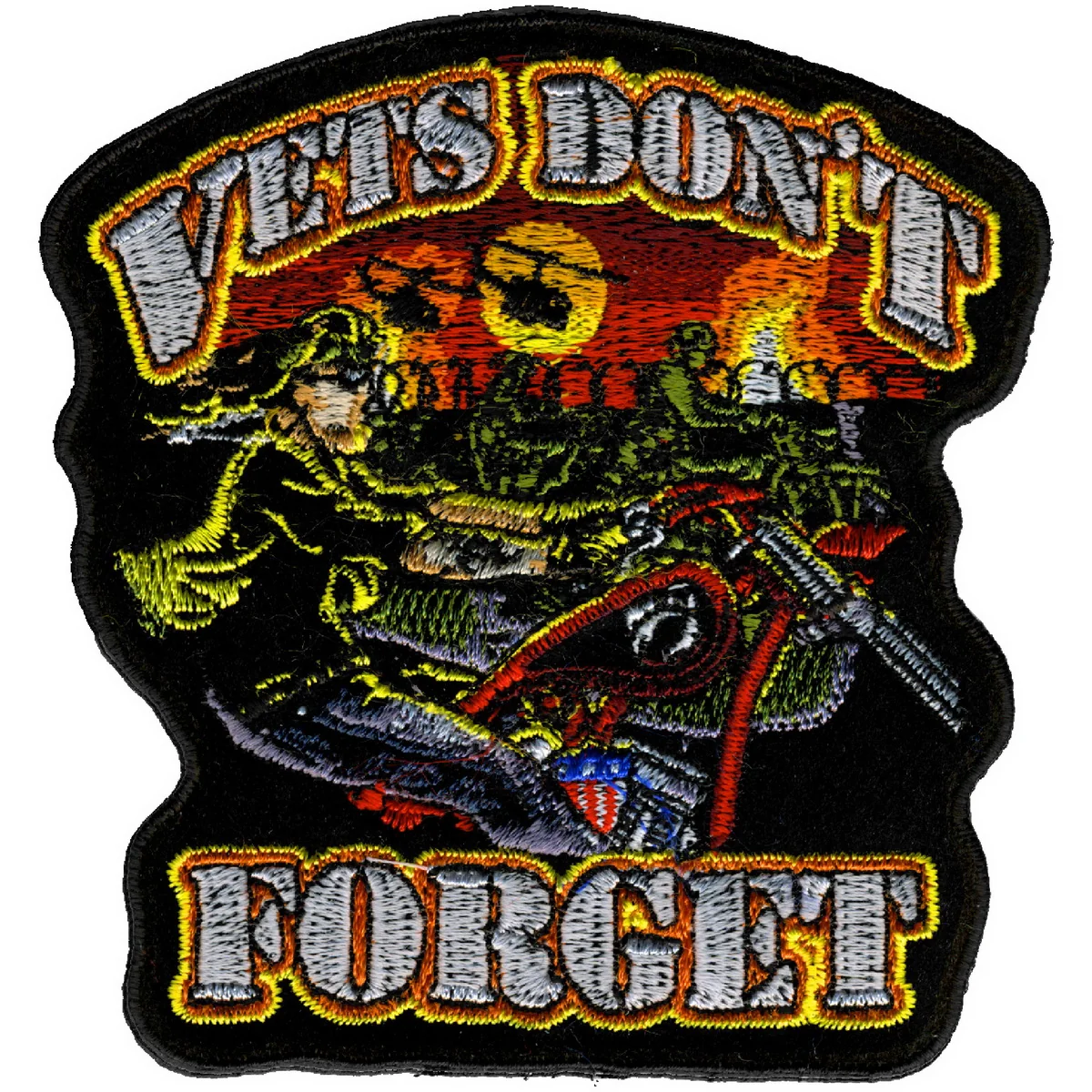 Healthy Hot Leathers PPA2760 Vets Don’t Forget Patch 4 Clean