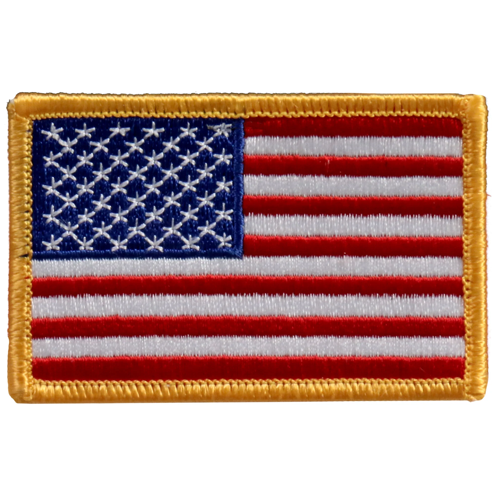 High-Quality Hot Leathers PPA1221 American Flag Patch 3 x 2 Solid
