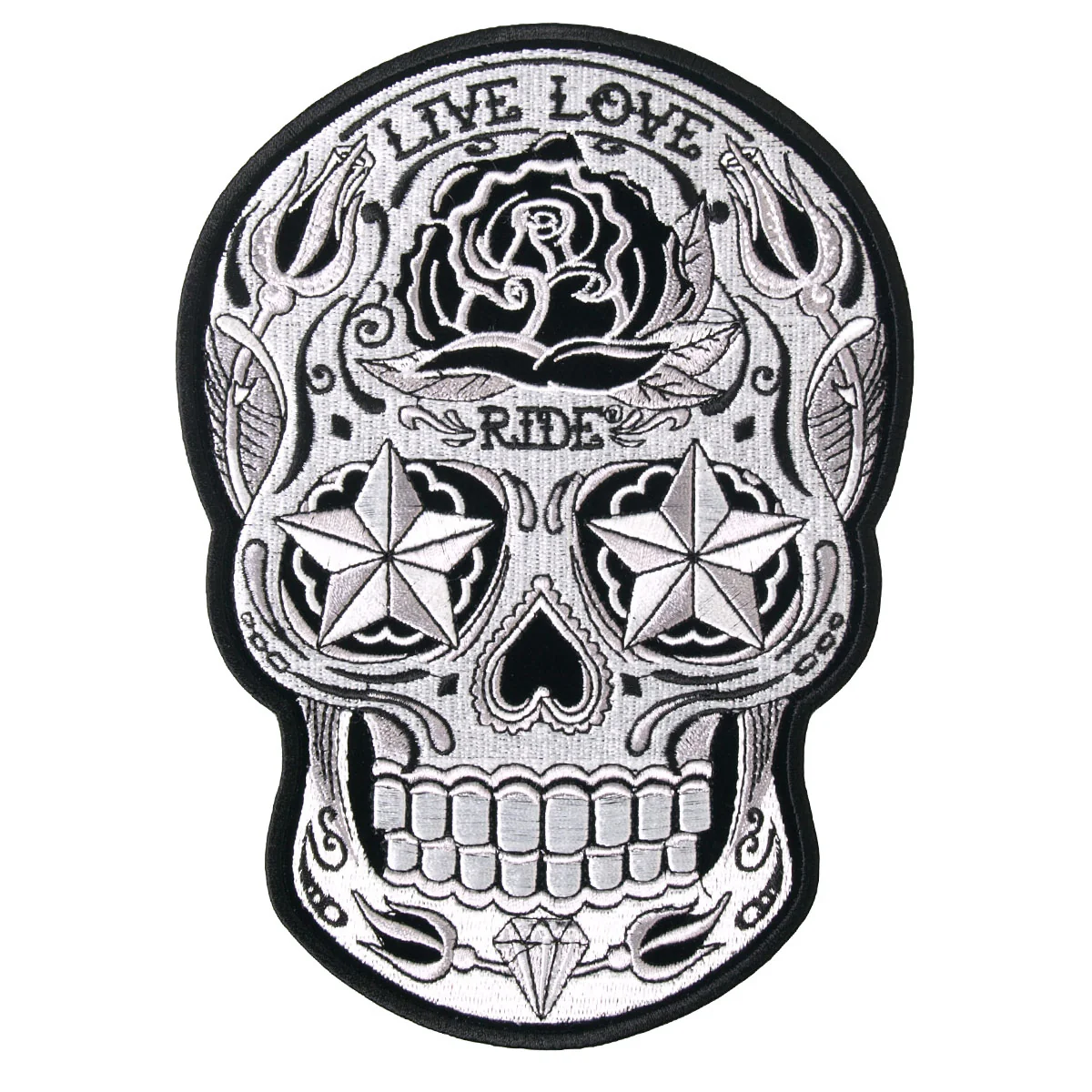 High-Performance Hot Leathers PPA6193 Sugar Skull 4 x 5 Patch Professional