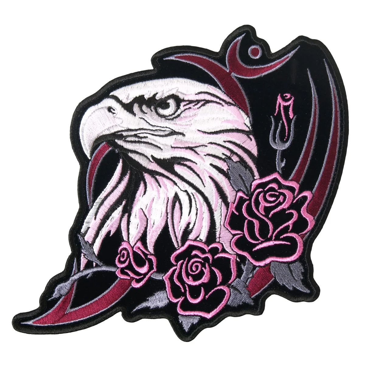 Exclusive Hot Leathers PPA6303 Glitter Eagle Head 4 x 5 Patch Effective