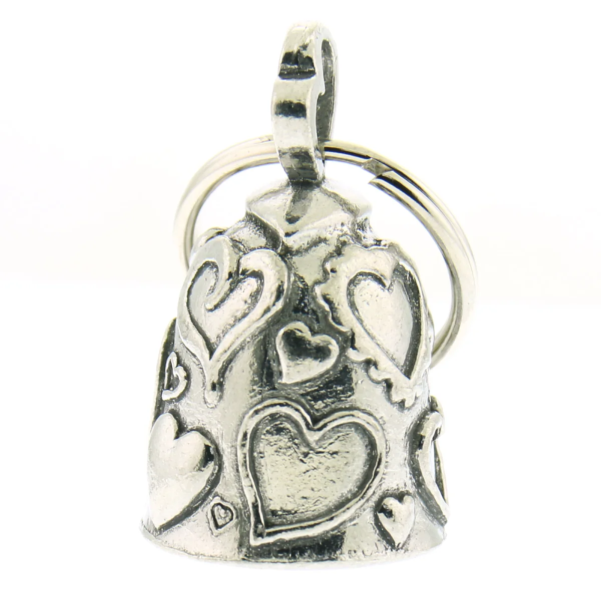 Recyclable Hot Leathers BEA1043 Hearts Guardian Bell Safe