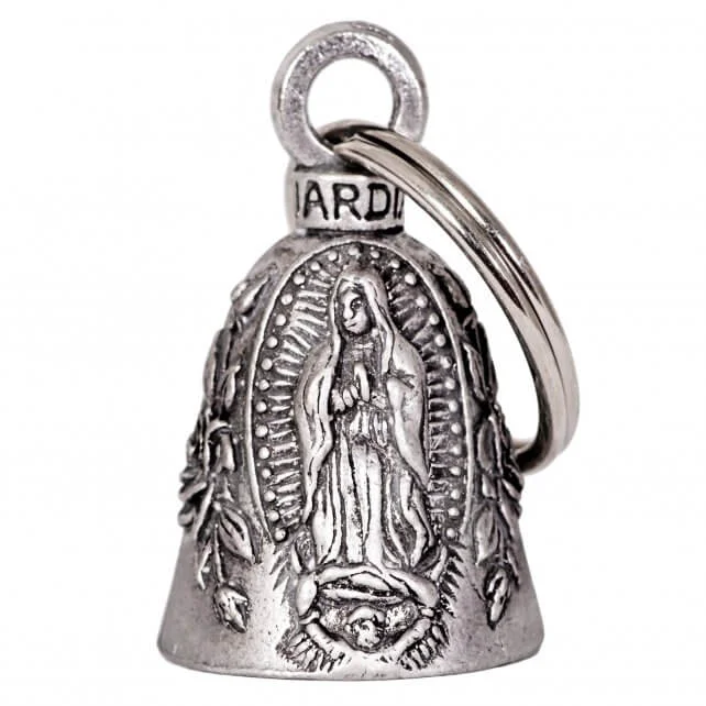 High-End Hot Leathers BEA1090 Virgin Mary Guardian Bell Contemporary