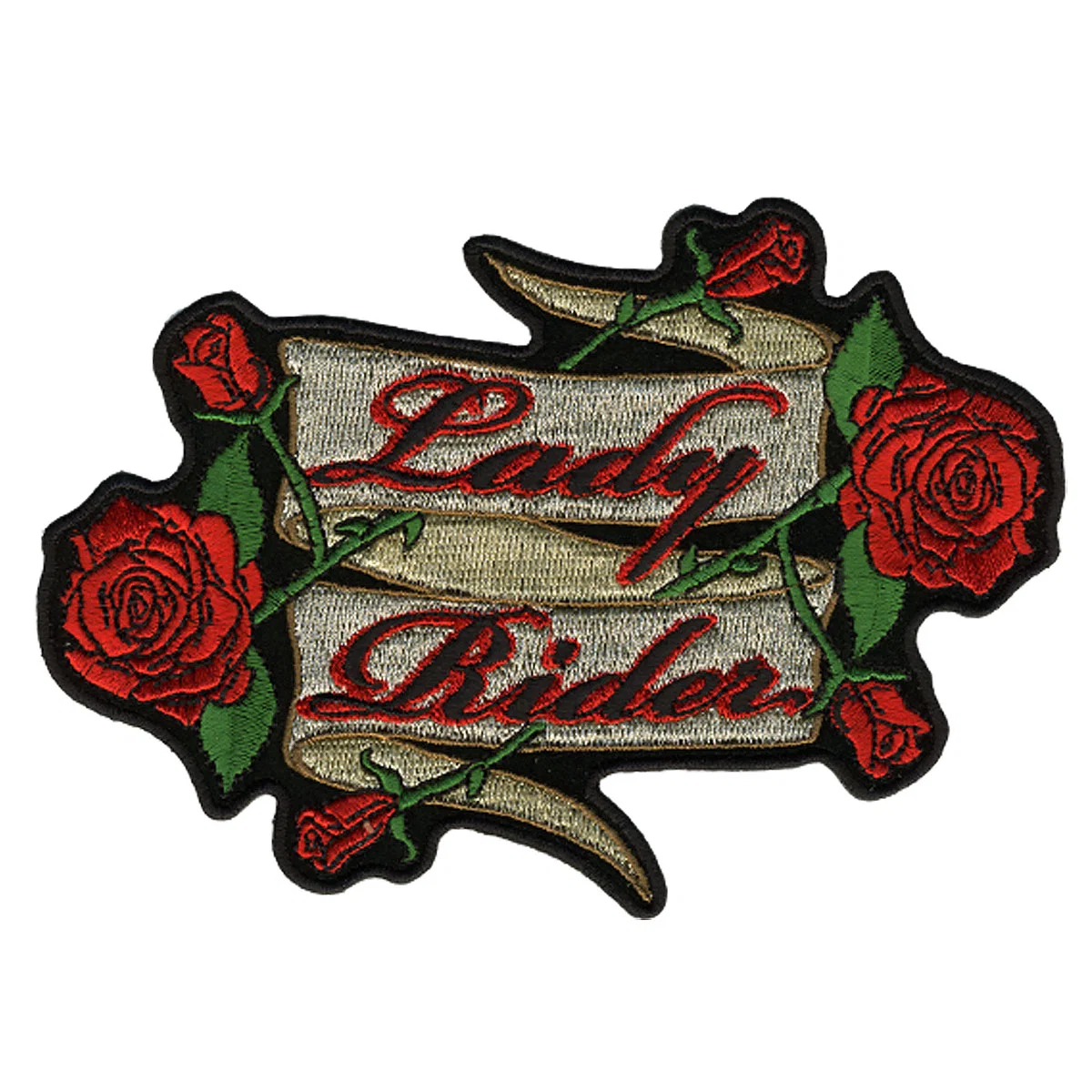 Trendy Hot Leathers PPA3680 Lady Rider Roses 5 x 4 Patch Prestigious