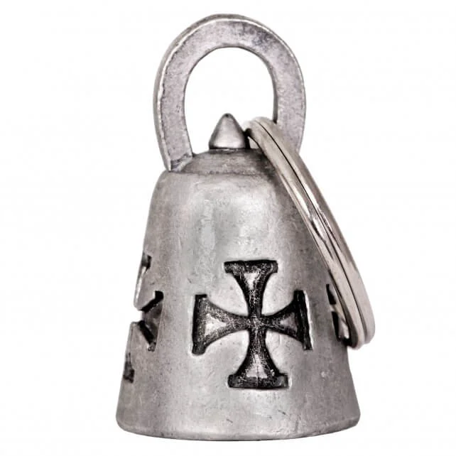 Enhanced Hot Leathers BEA1005 Iron Cross Guardian Bell Green