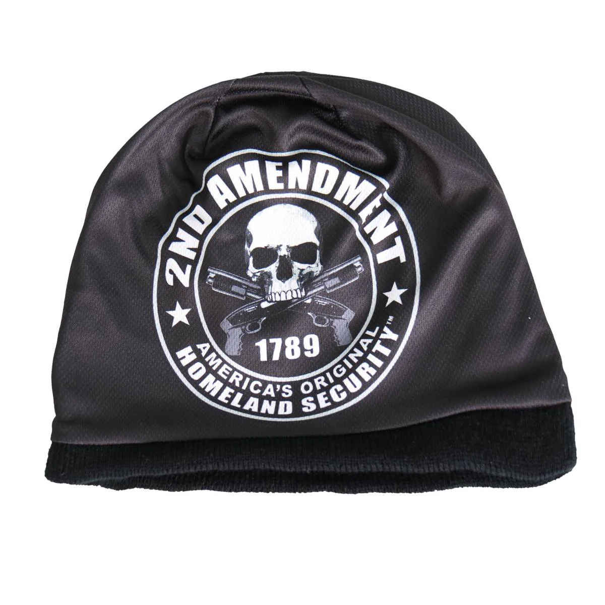 Trendy Hot Leathers KHC1014 2nd Amendment America’s Homeland Security Beanie Modern