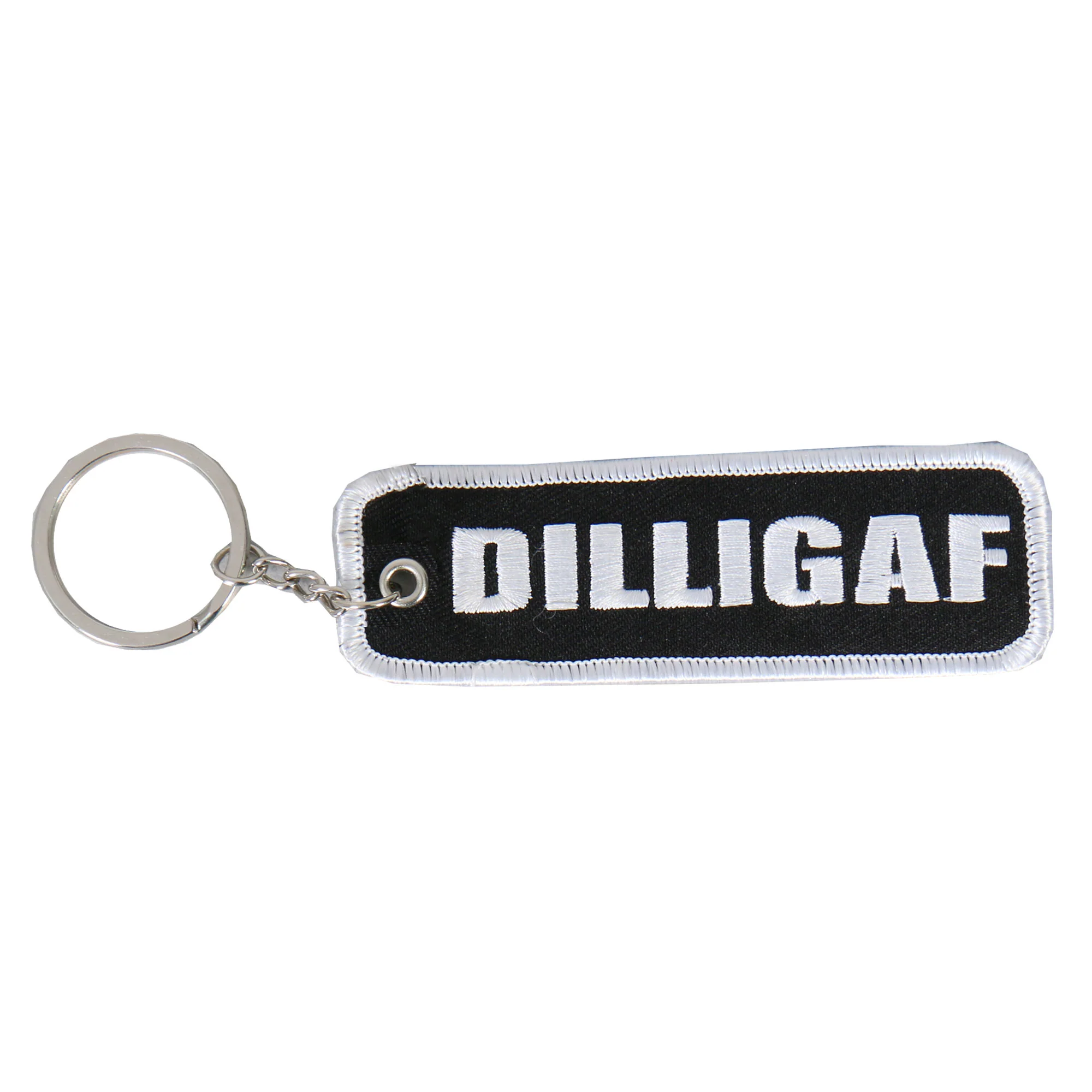 Authentic Hot Leathers KCH1030 DILLIGAF Embroidered Key Chain Expertly Made