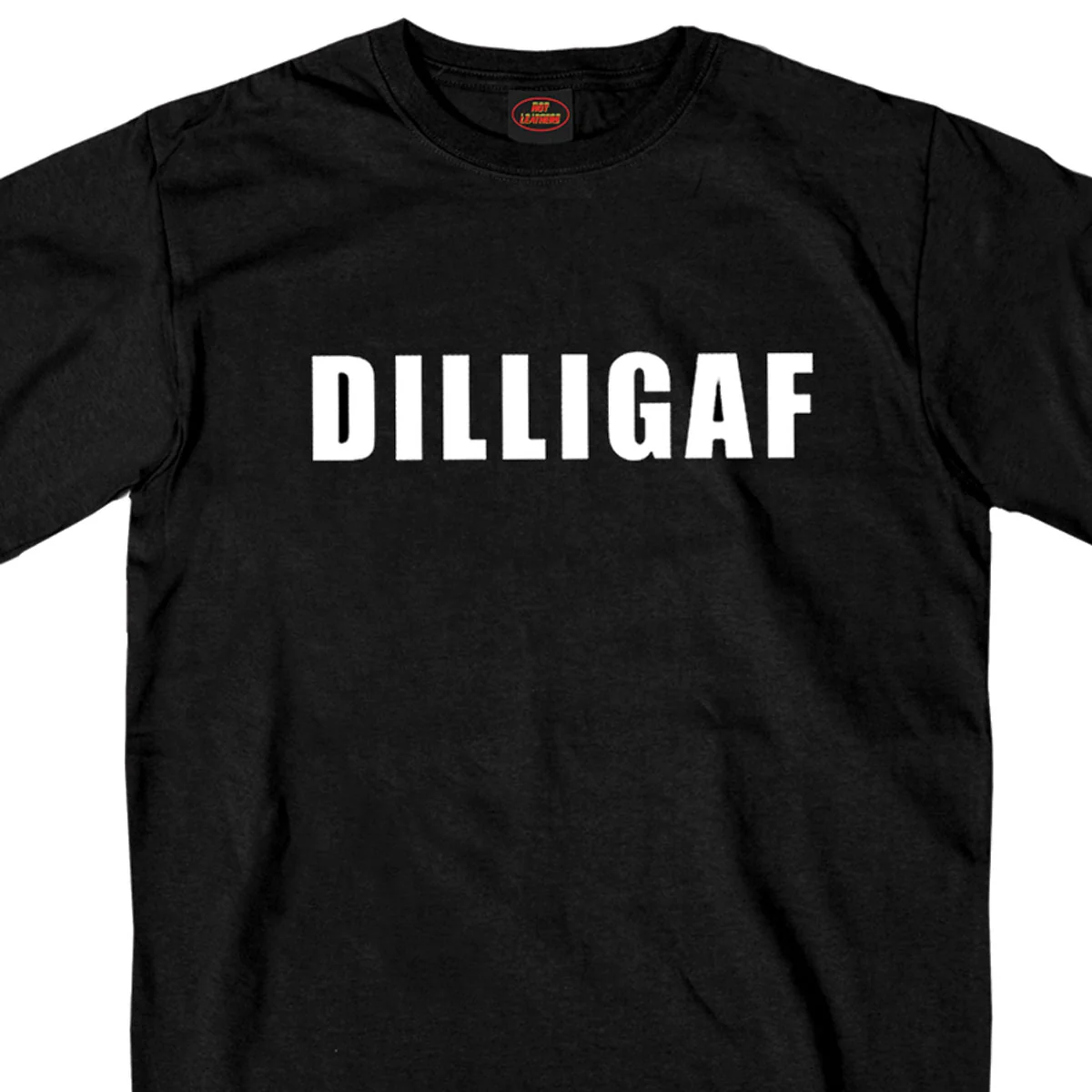 Functional Hot Leathers GSB217 Men s DILLIGAF Black Short Sleeve T-Shirt Exclusive