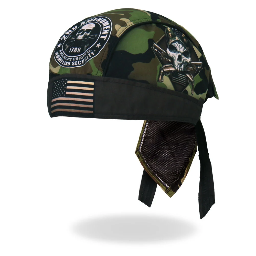 Excellent Hot Leathers HWH1094 Camo Skull Headwrap Refined