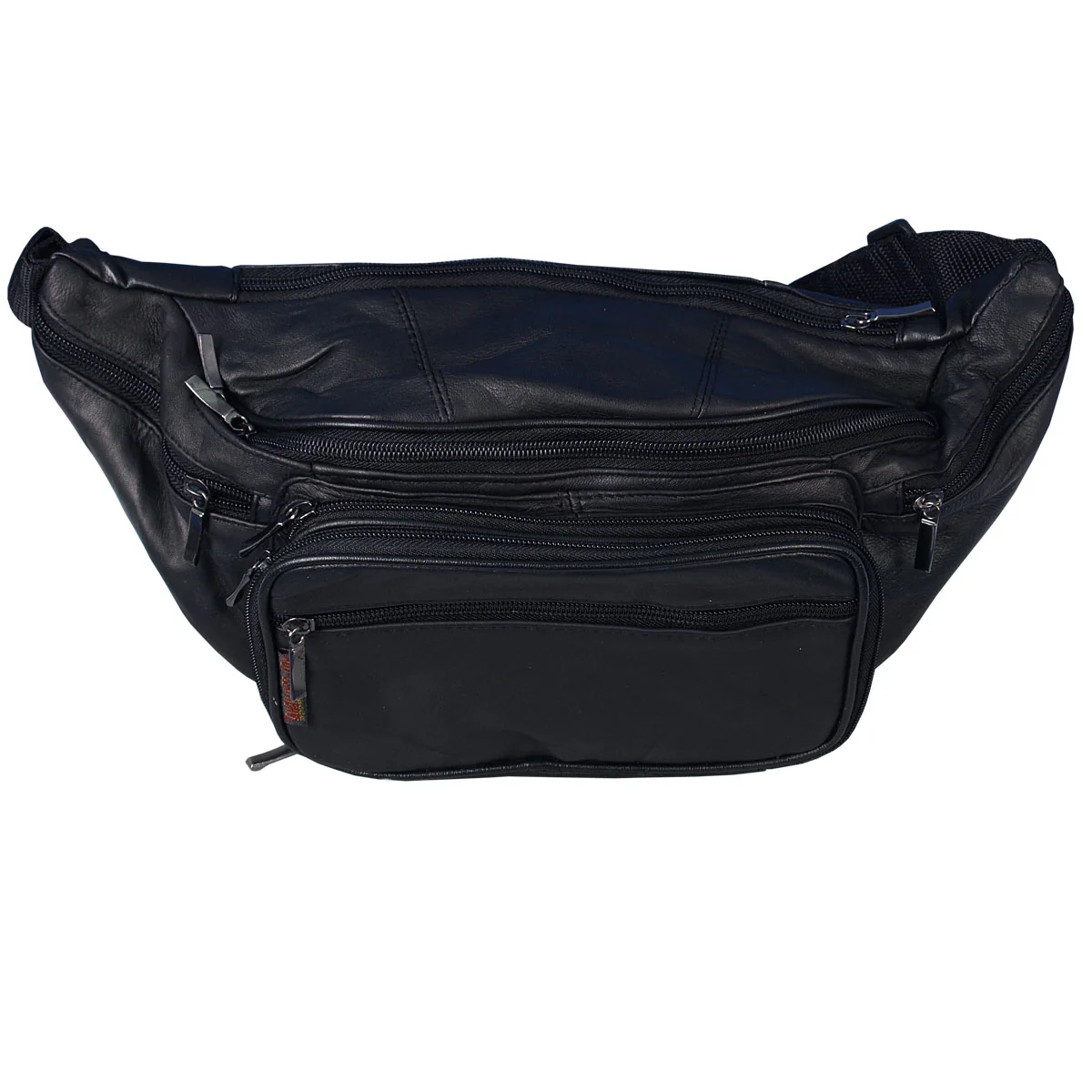 Smooth Hot Leathers BGA1002 Black Lambskin Belly Pouch Original