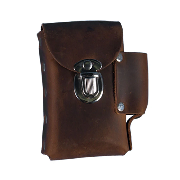Environmentally Friendly Hot Leathers CSB1010 Cigarette Case with Lighter Pouch Modern