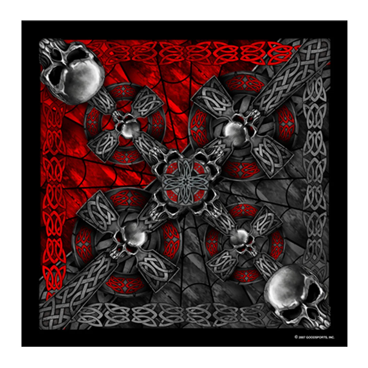Verified Hot Leathers BAB1010 Celtic Cross Bandana Consistent