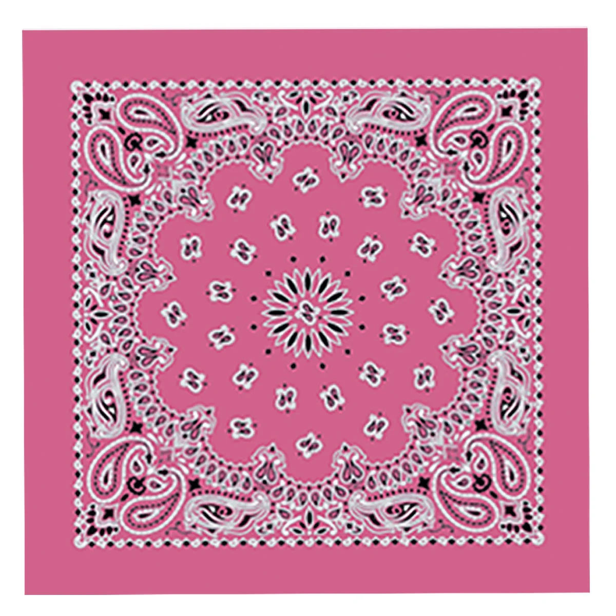 Professional Hot Leathers BAP1007 Classic Hot Pink Paisley Bandana User-Friendly