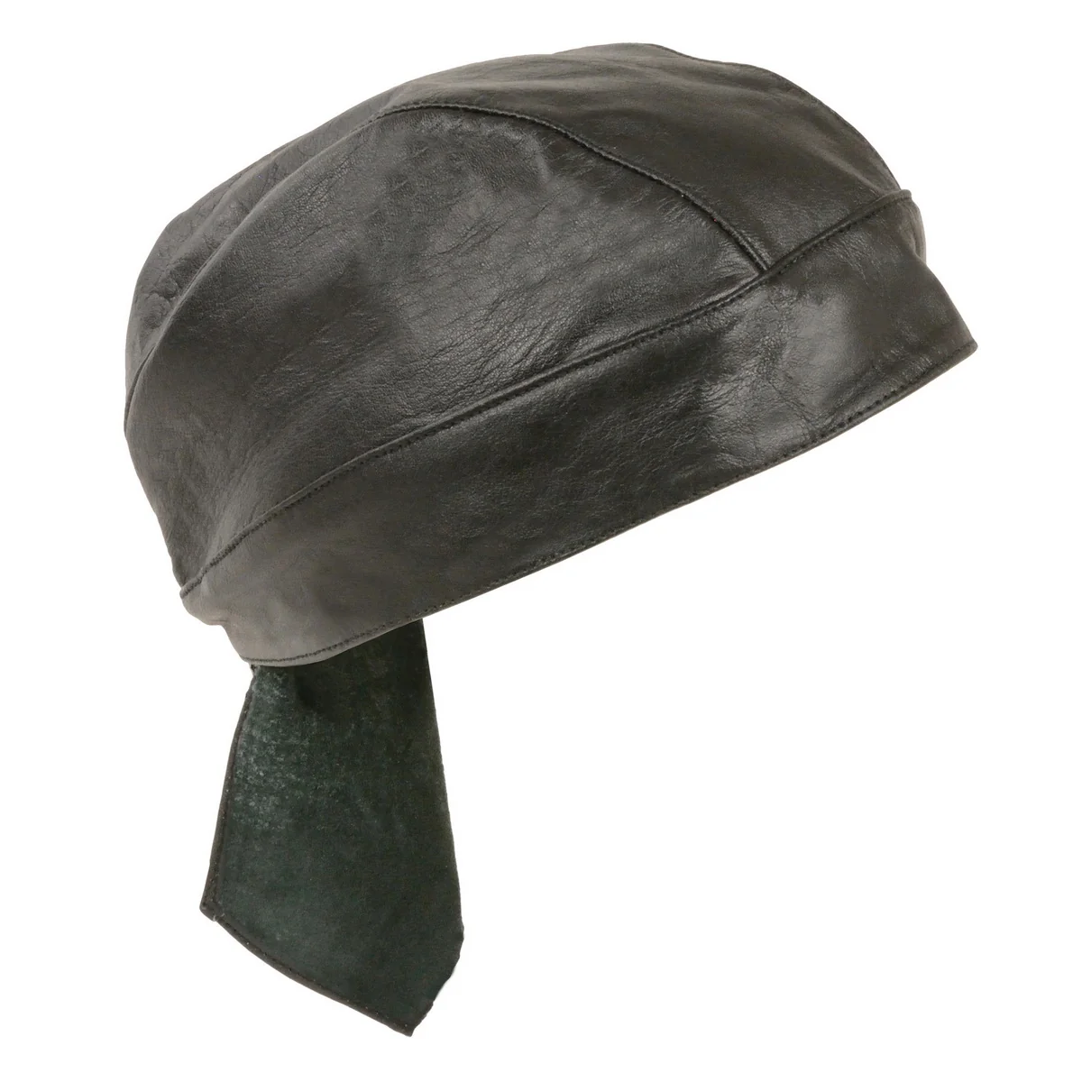 Specialty Milwaukee Leather SH315 Black Motorcycle Leather Cap Dependable