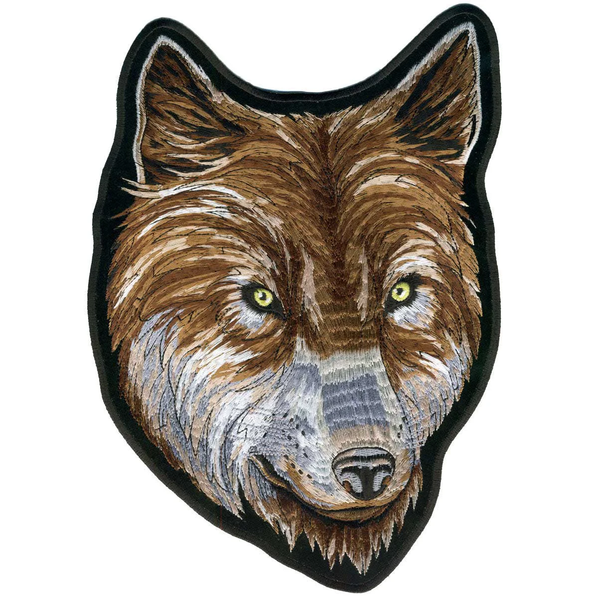 Carefully Designed Hot Leathers Wolf Face Biker 2 x 3 Patch PPA1282 Green