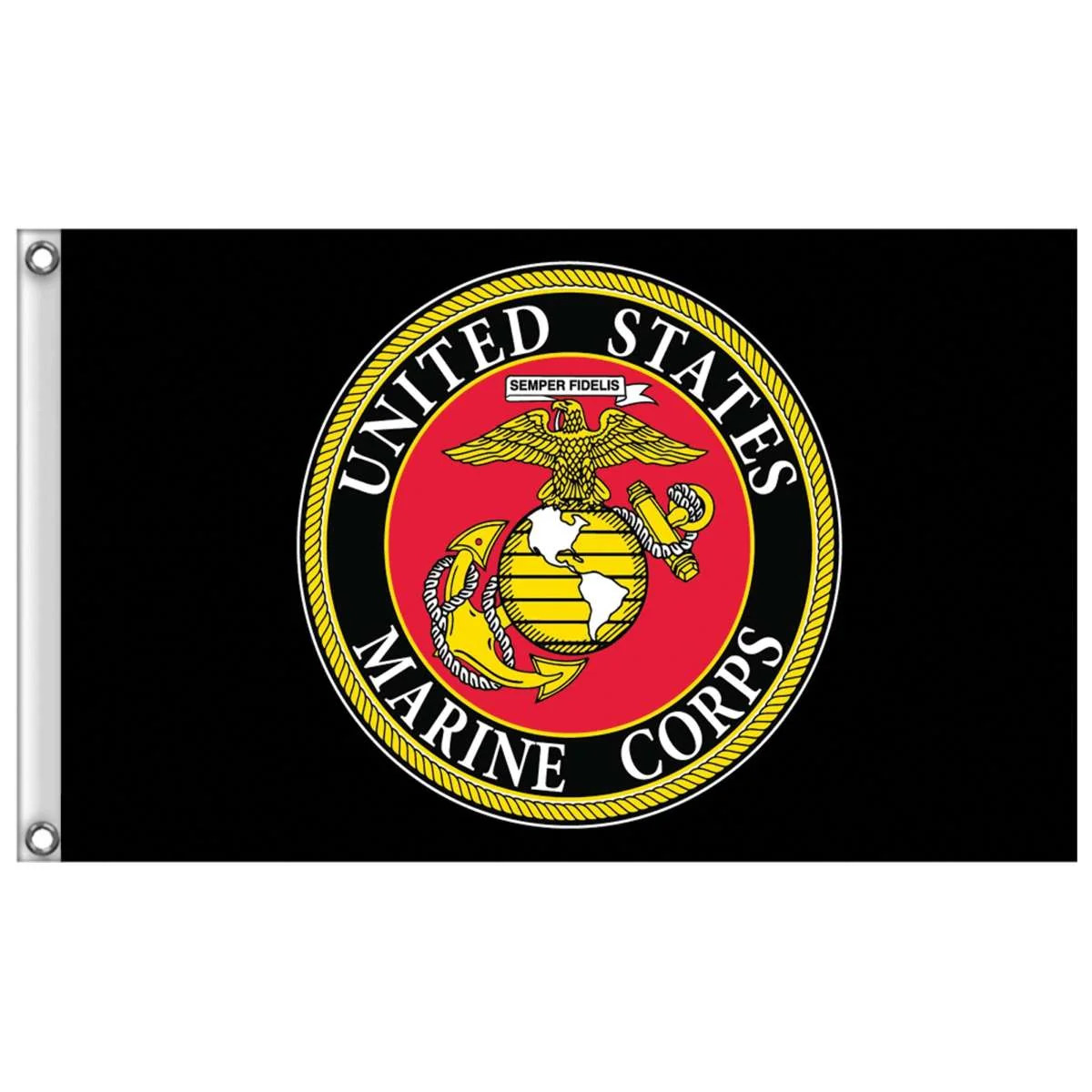 Modern Hot Leathers United States Marine Corps Flag FGE1101 Casual