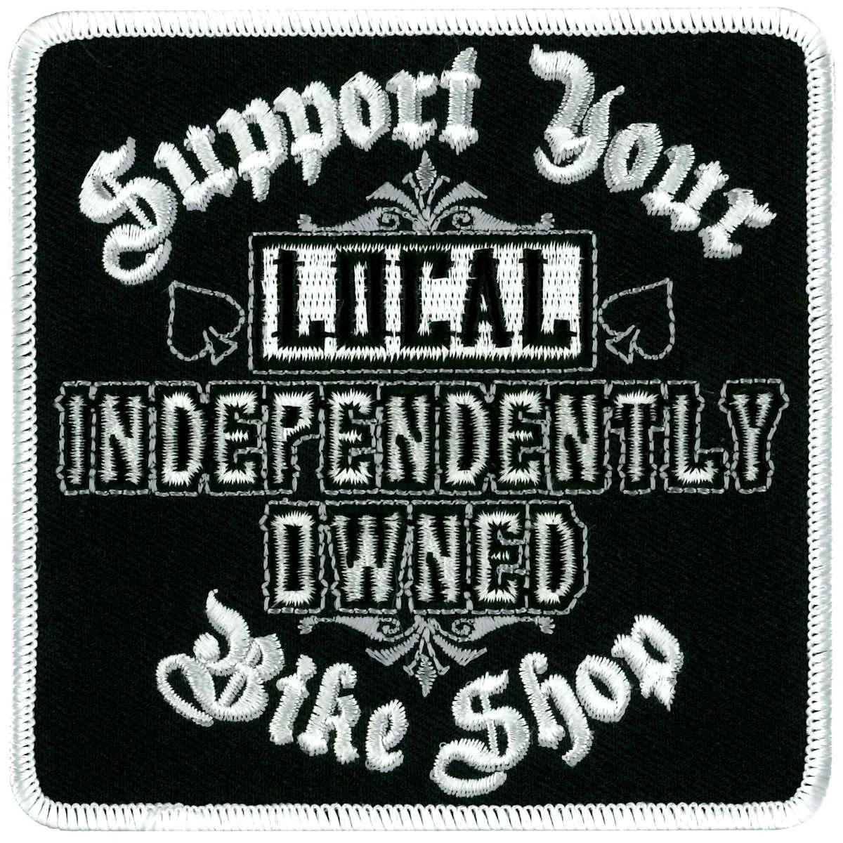 Convenient Hot Leathers PPL9298 Support your Local Shop Patch Trusted