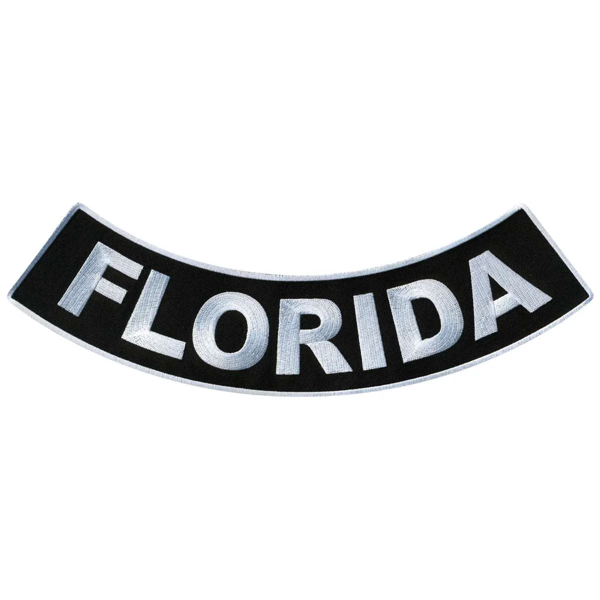 Certified Hot Leathers Florida 12 X 3 Bottom Rocker Patch PPM5017 Natural
