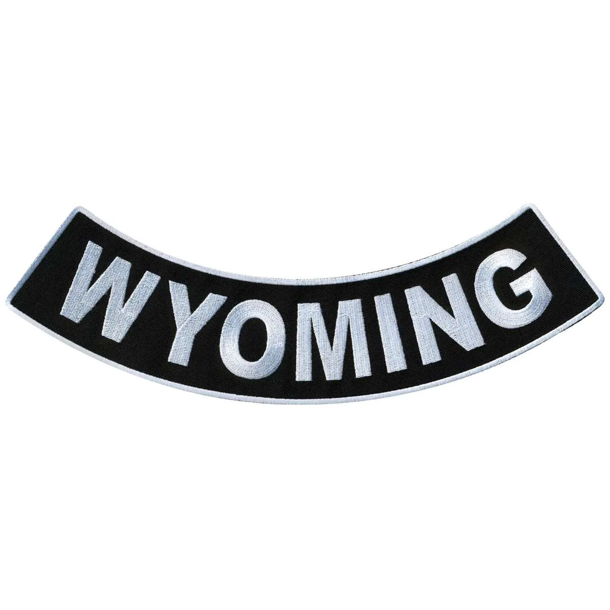 Certified Hot Leathers Wyoming 12 X 3 Bottom Rocker Patch PPM5099 Smart