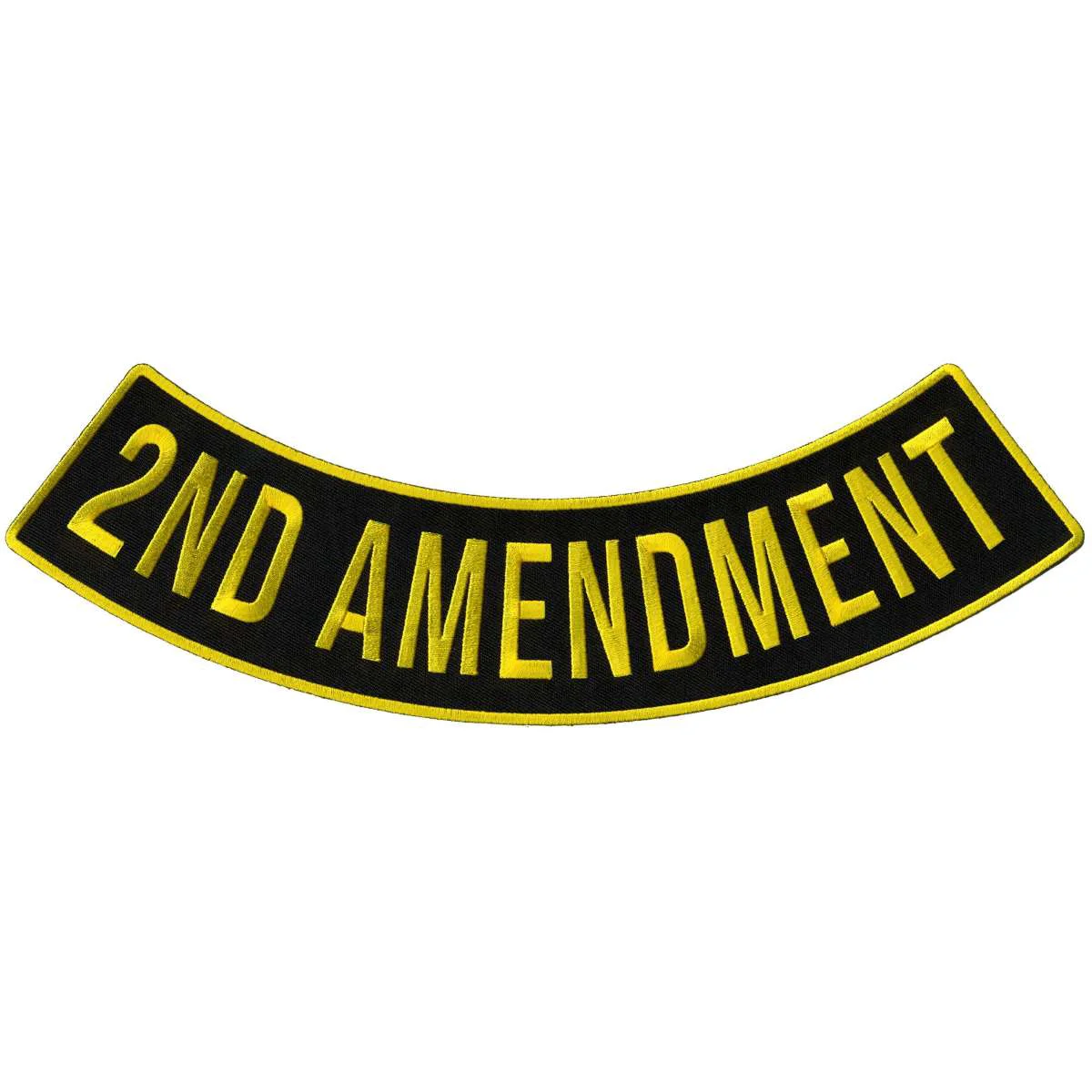 Reliable Hot Leathers 2nd Amendment 12 X 3 Bottom Rocker Patch PPM5101 Responsible