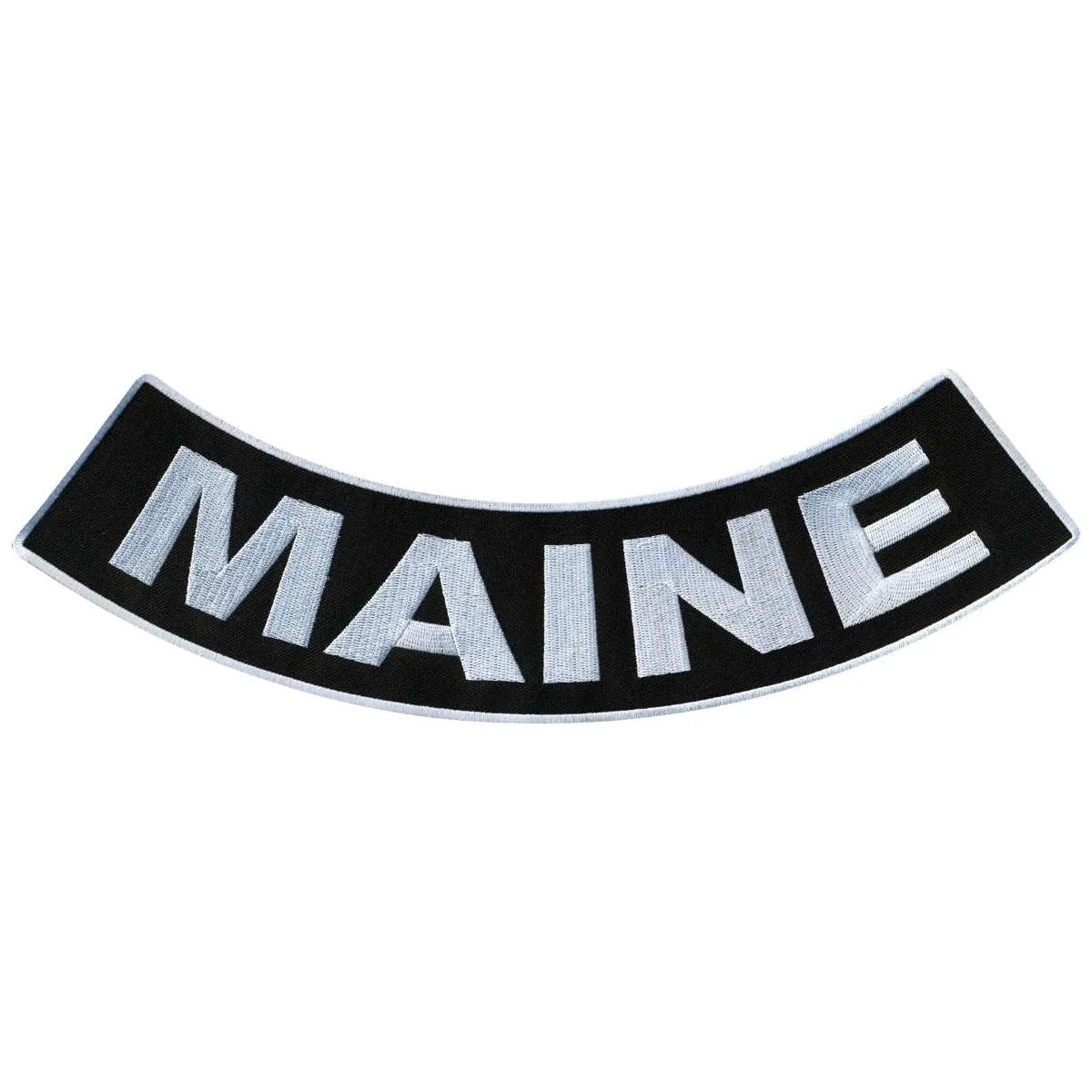 Original Hot Leathers Maine 12 X 3 Bottom Rocker Patch PPM5037 High-Quality