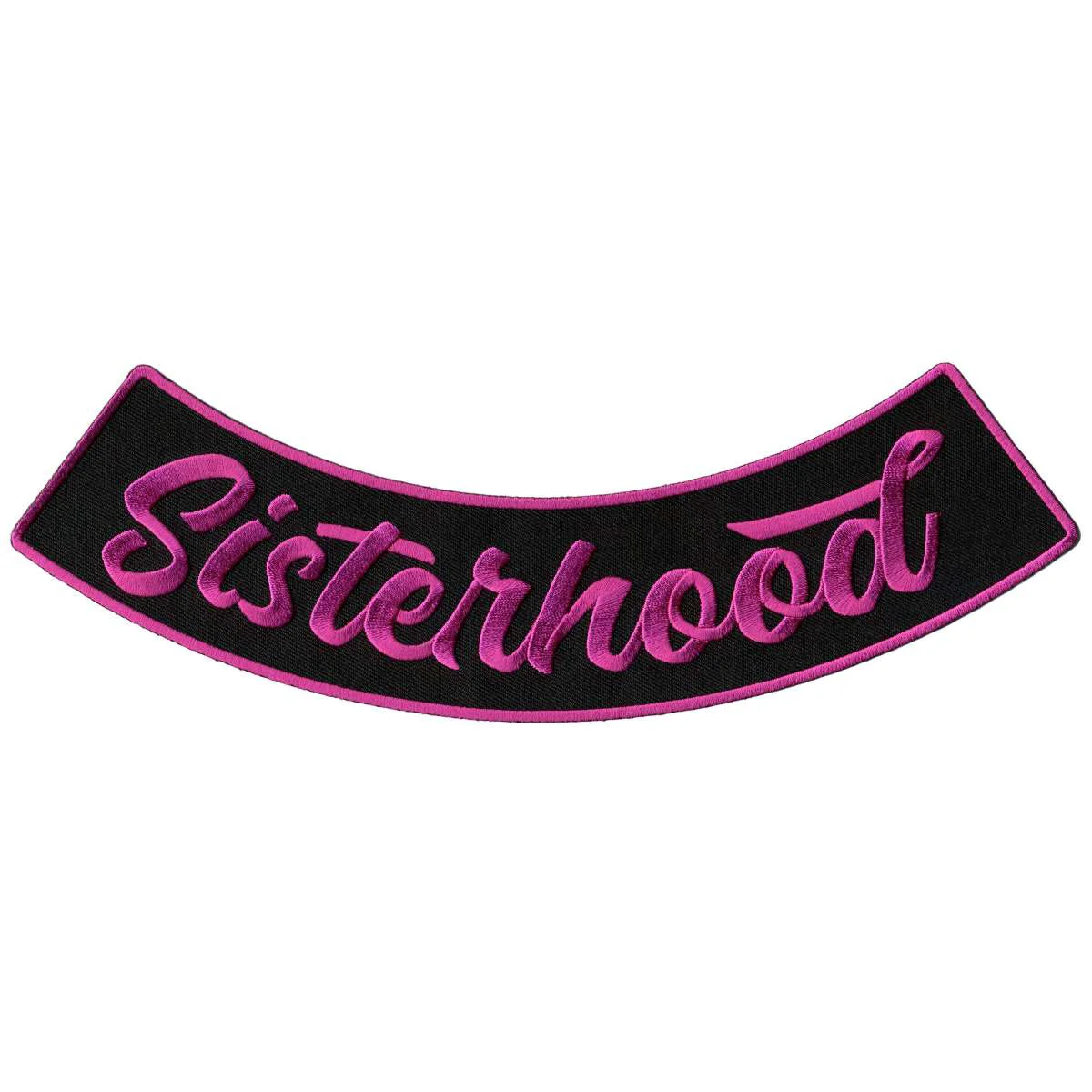 Fine Hot Leathers Sisterhood 10 X 2 Bottom Rocker Patch PPM5151 Premium Material