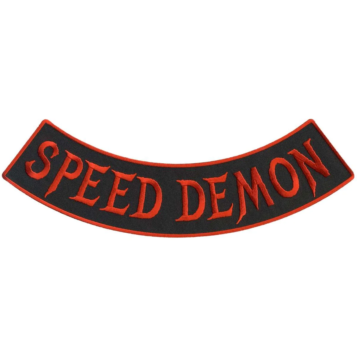 Top-Quality Hot Leathers Speed Demon 12 X 3 Bottom Rocker Patch PPM5207 Versatile