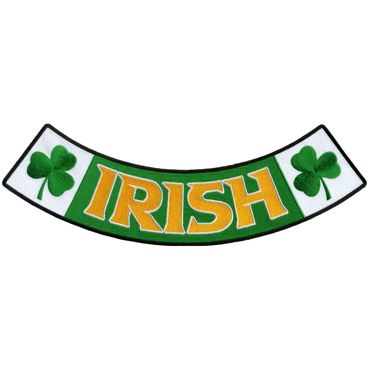 Functional Hot Leathers Irish 12 X 3 Bottom Rocker Patch PPM5137 Long-Lasting