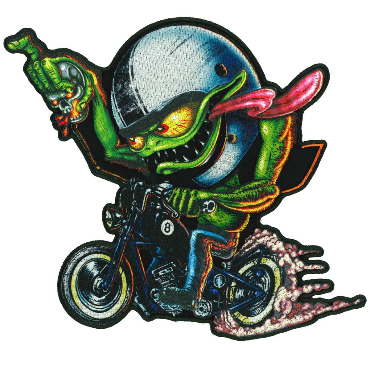 User-Friendly Hot Leathers Monster Riding 9 Patch PPQ1819 Exclusive