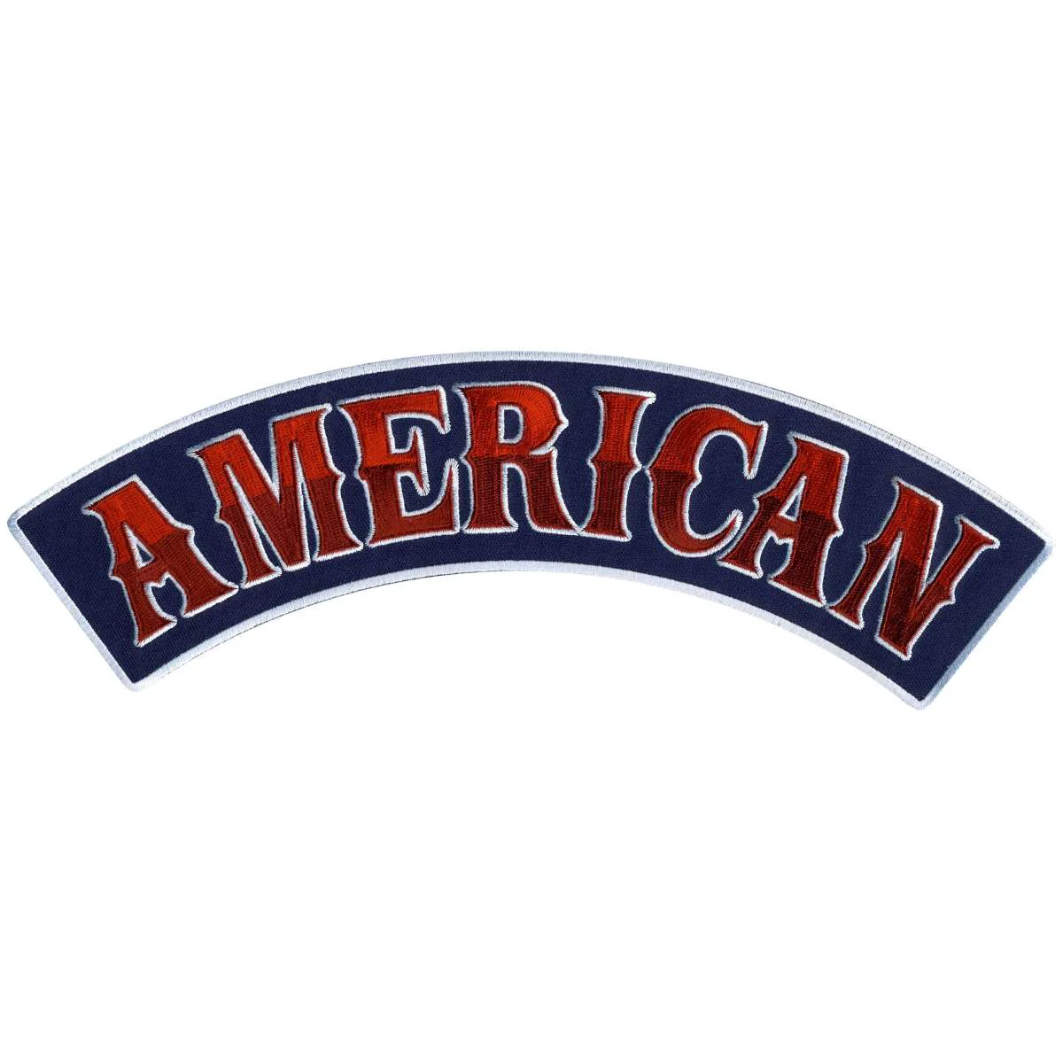 Green Hot Leathers American 12 X 3 Top Rocker Patch PPM4107 Dependable