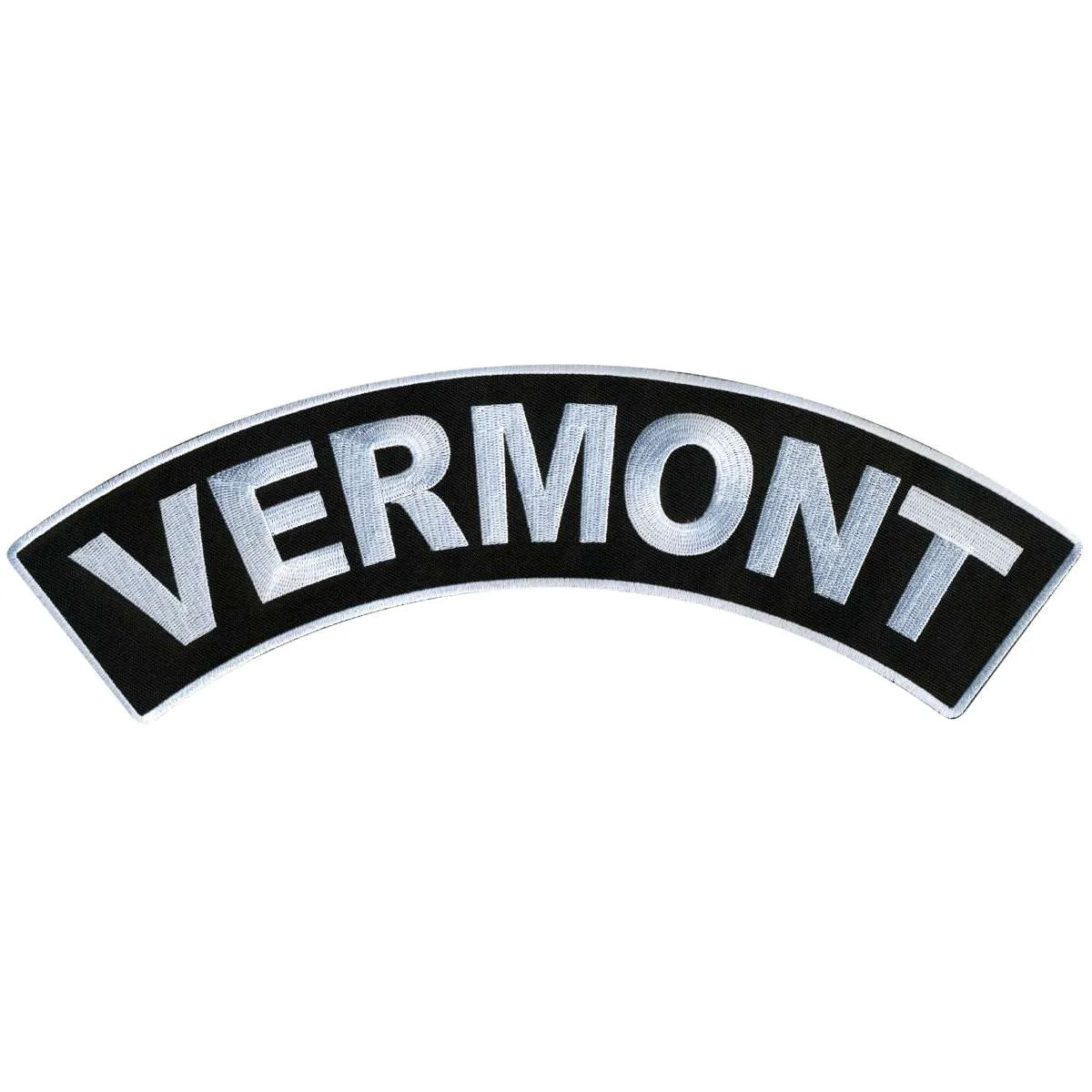 Versatile Hot Leathers Vermont 12 X 3 Top Rocker Patch PPM4089 Soft