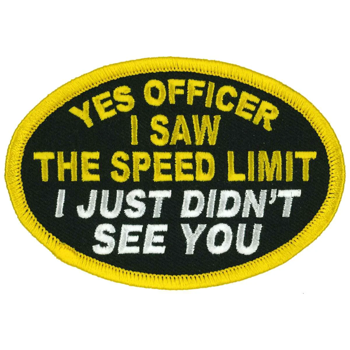 Eco-Friendly Hot Leathers Yes Officer 4 X 3 Patch PPL9903 Versatile