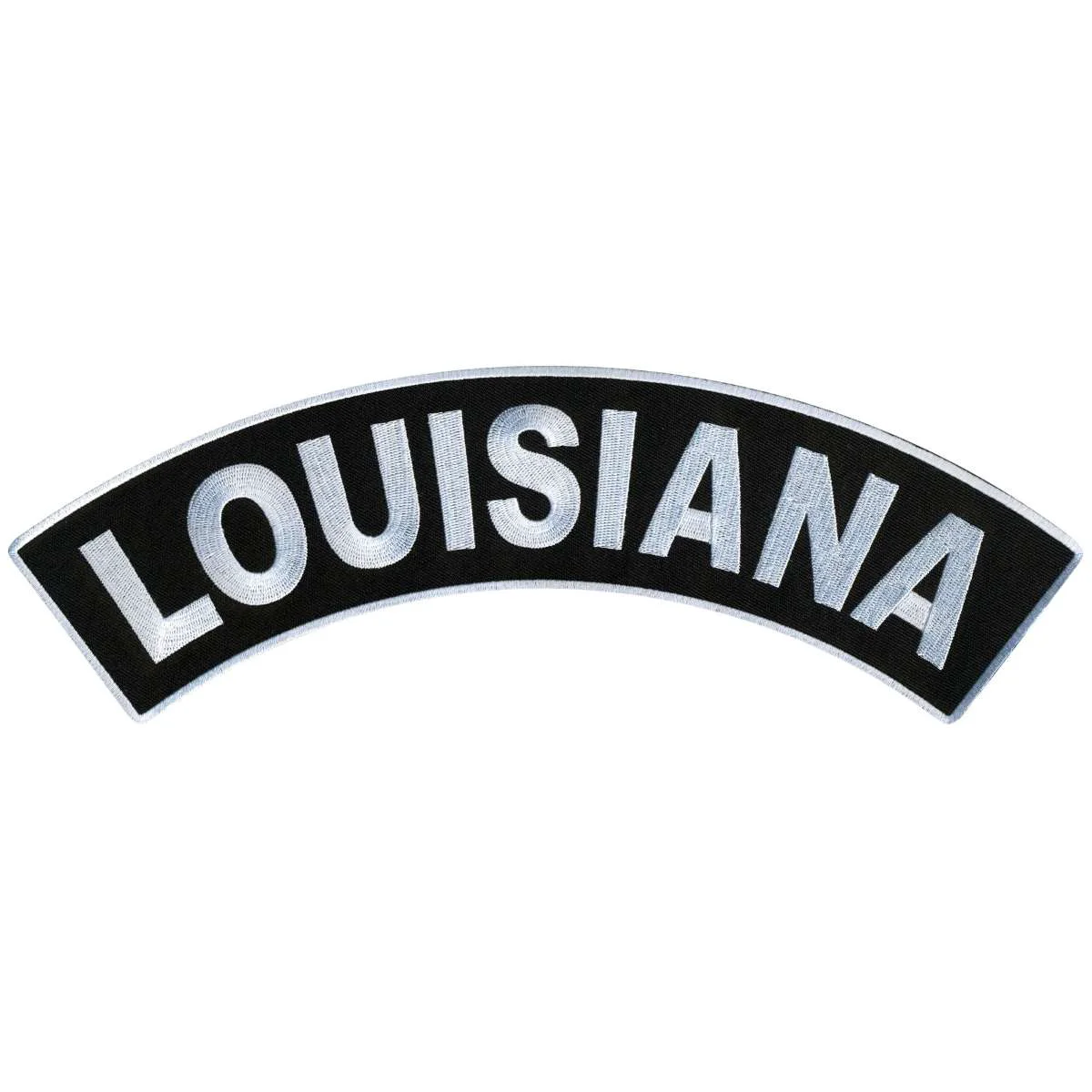 High-Performance Hot Leathers Louisiana 12 X 3 Top Rocker Patch PPM4035 Practical