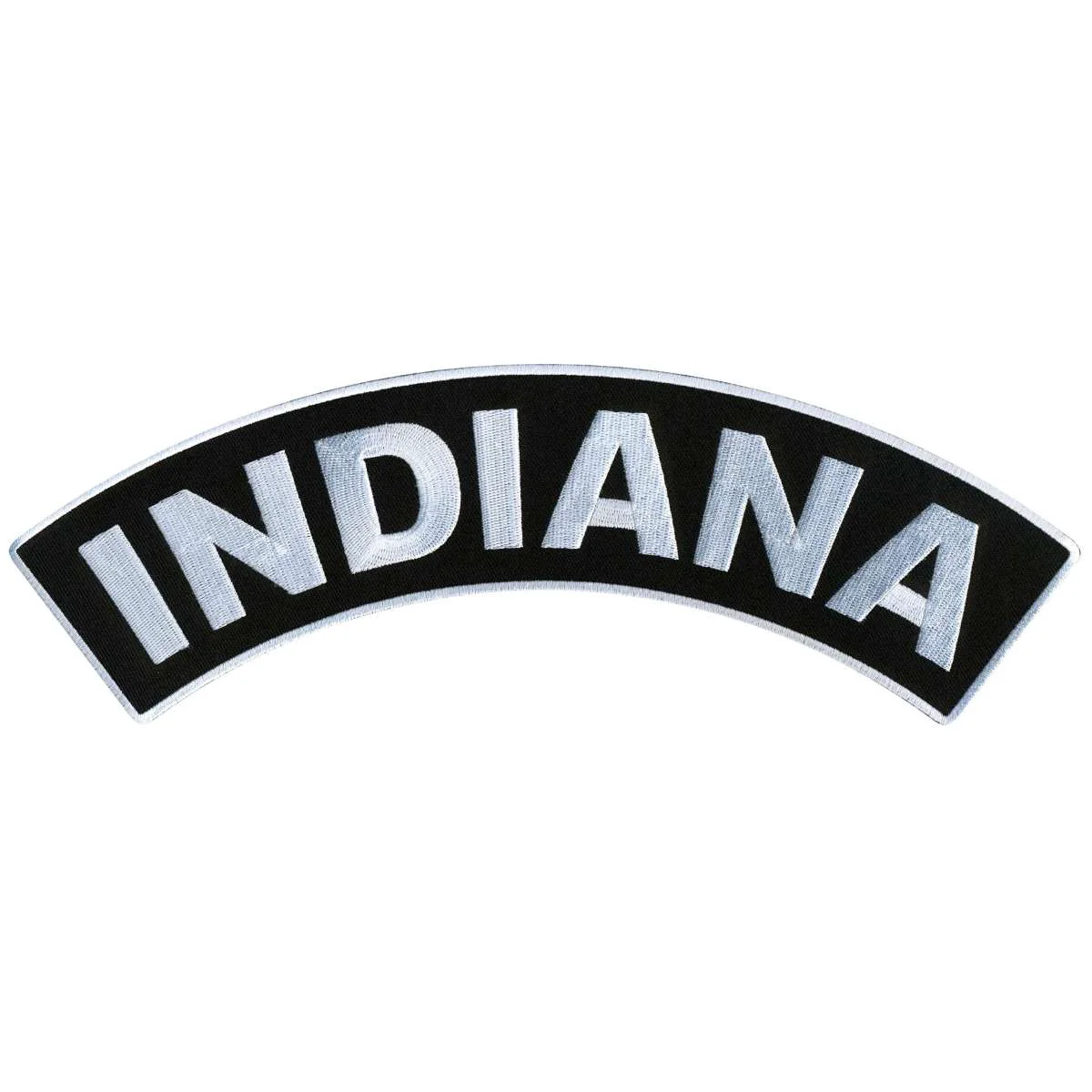 Modern Hot Leathers Indiana 12 X 3 Top Rocker Patch PPM4027 Proven