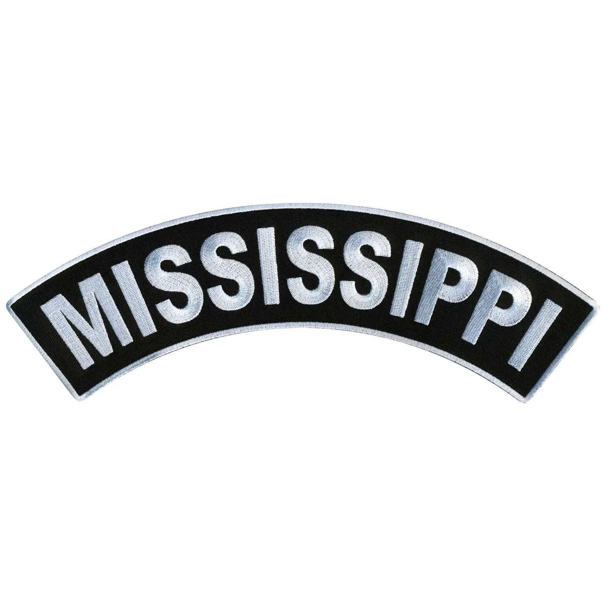 Specialty Hot Leathers Mississippi 12 X 3 Top Rocker Patch PPM4047 Reusable