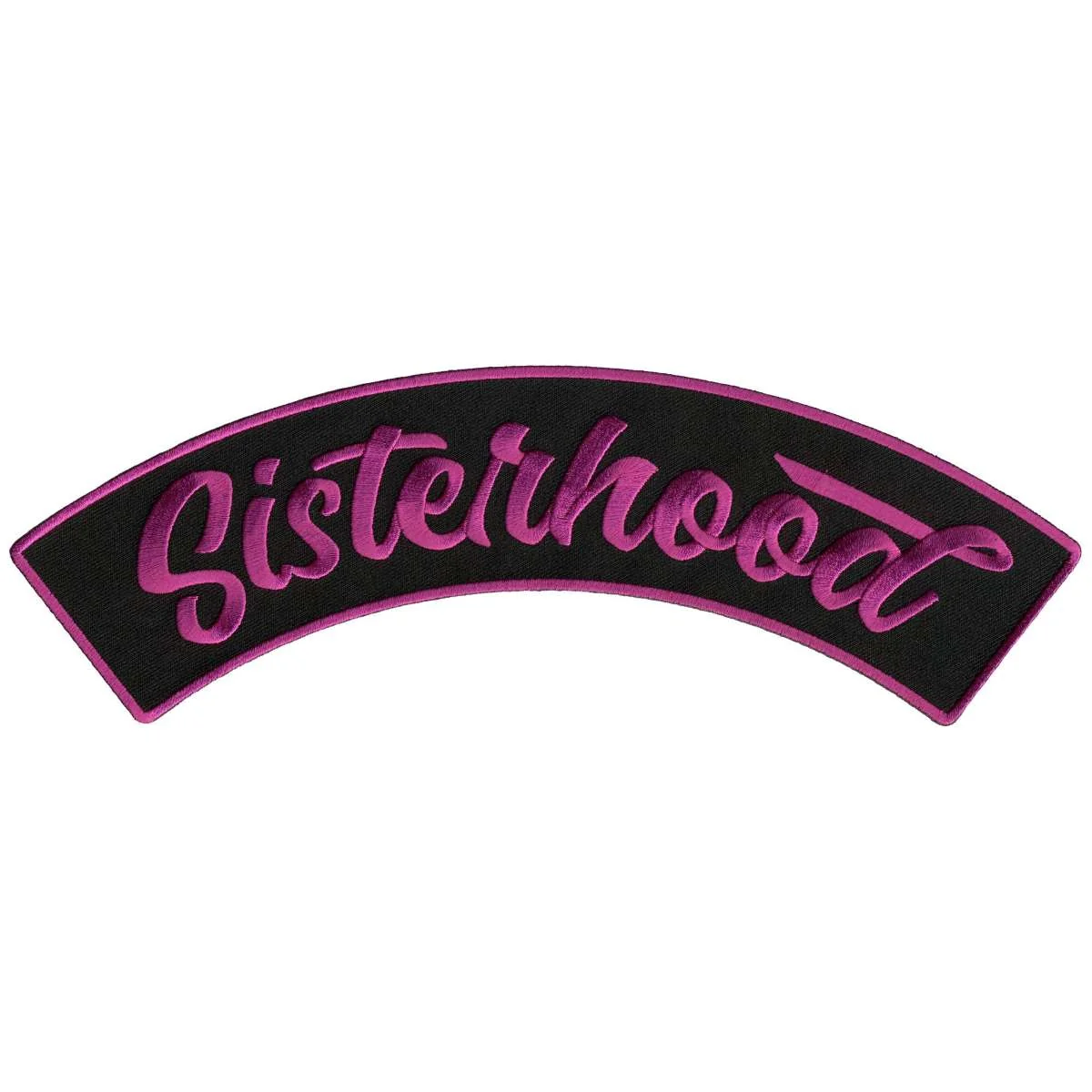 Carefully Designed Hot Leathers Sisterhood 10 X 2 Top Rocker Patch PPM4151 World-Class