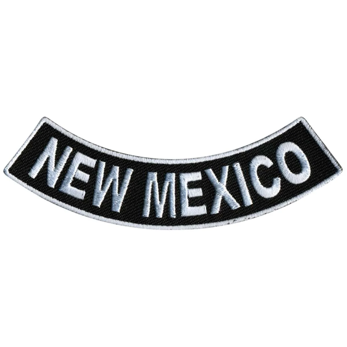 Organic Hot Leathers New Mexico 4 X 1 Bottom Rocker Patch PPM5062 Fine Crafted
