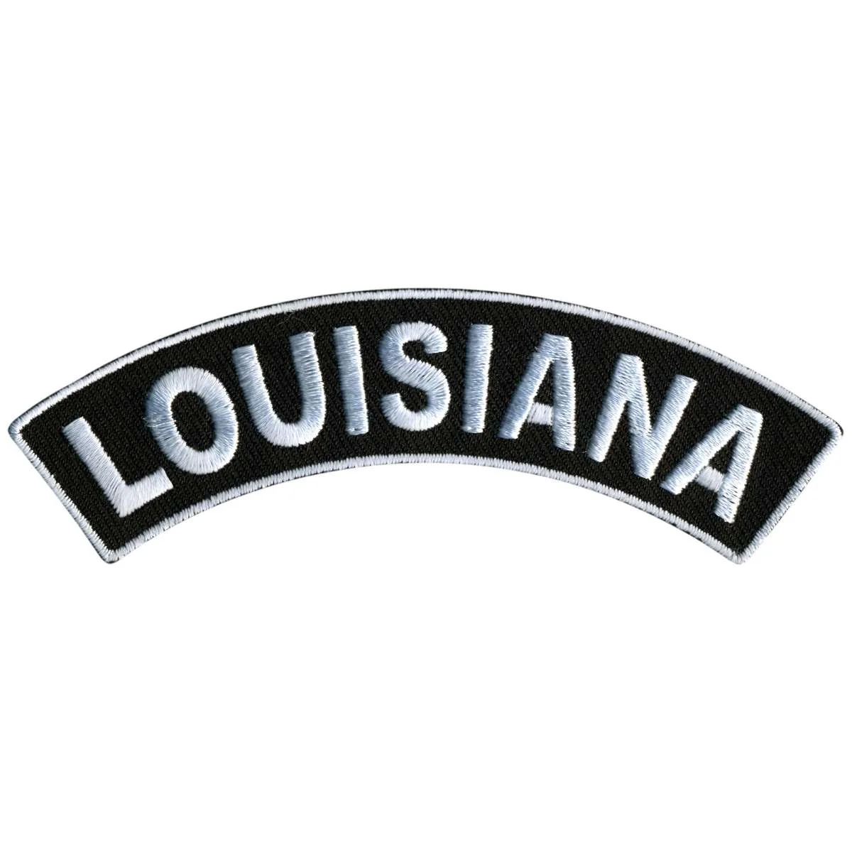 Proven Hot Leathers Louisiana 4 X 1 Top Rocker Patch PPM4036 Authentic
