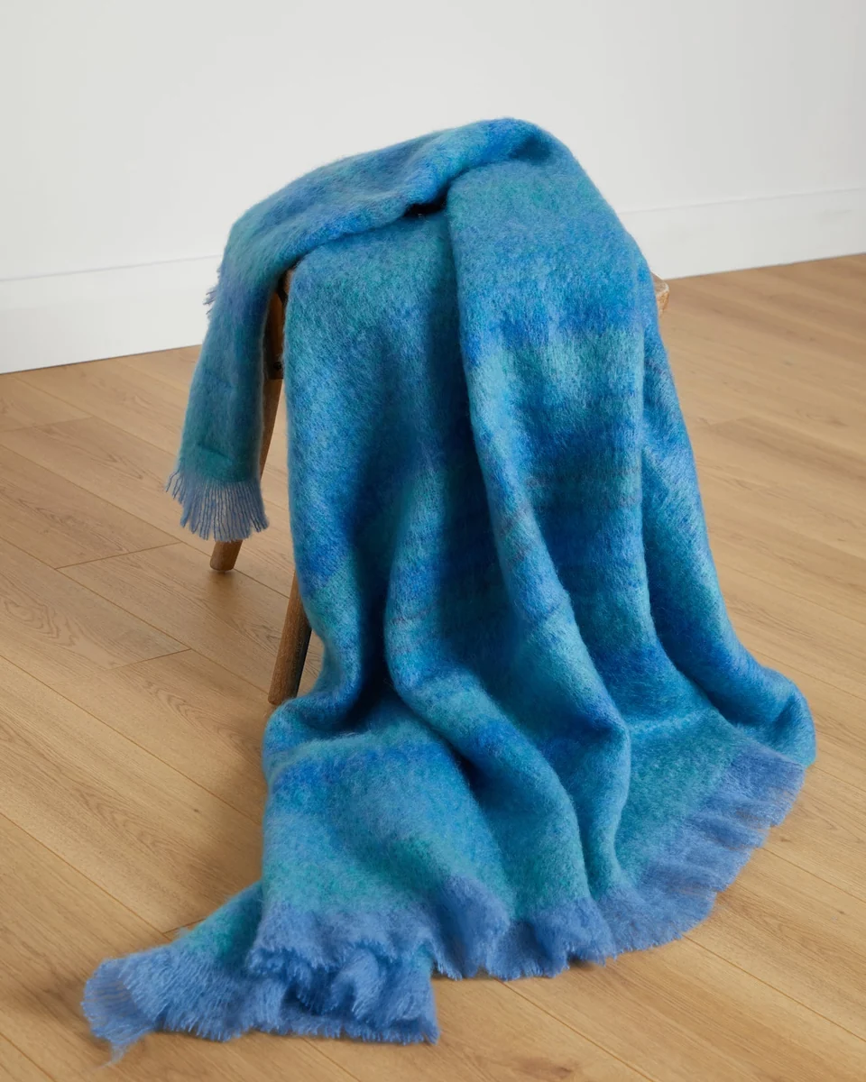 Smart Foxford Wild Atlantic Mohair Throw Powerful