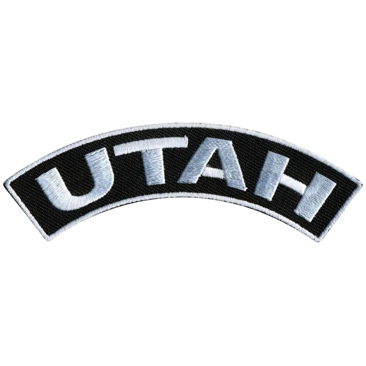 Casual Hot Leathers Utah 4 X 1 Top Rocker Patch PPM4088 User-Friendly