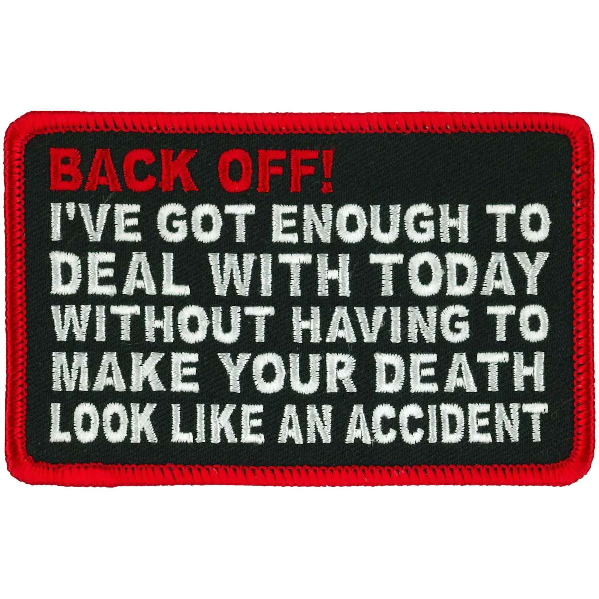 Verified Hot Leathers Back Off 4 X 3 Patch PPL9984 Sustainable