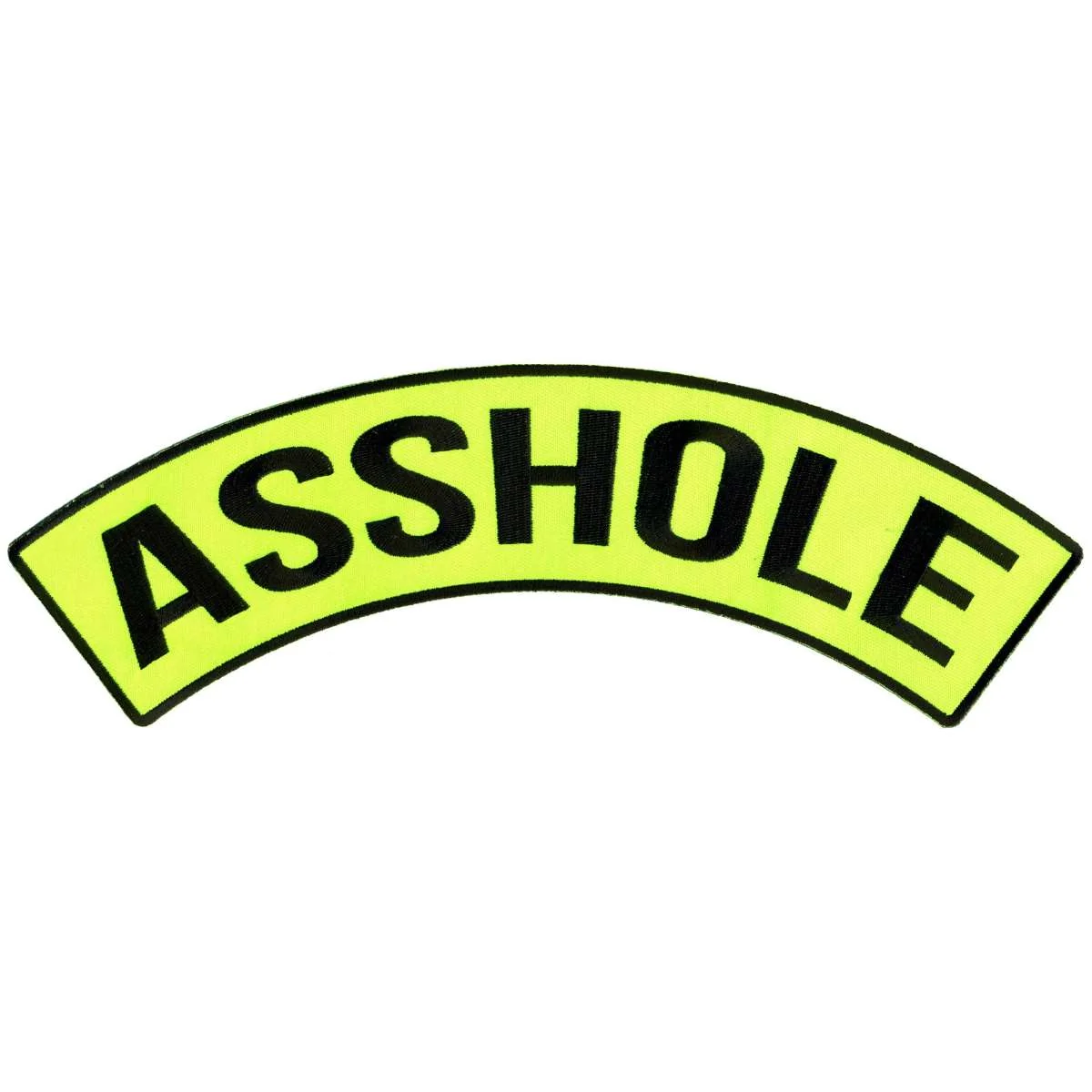Specialty Hot Leathers Asshole 12 X 3 Top Rocker Patch PPM4181 Unique