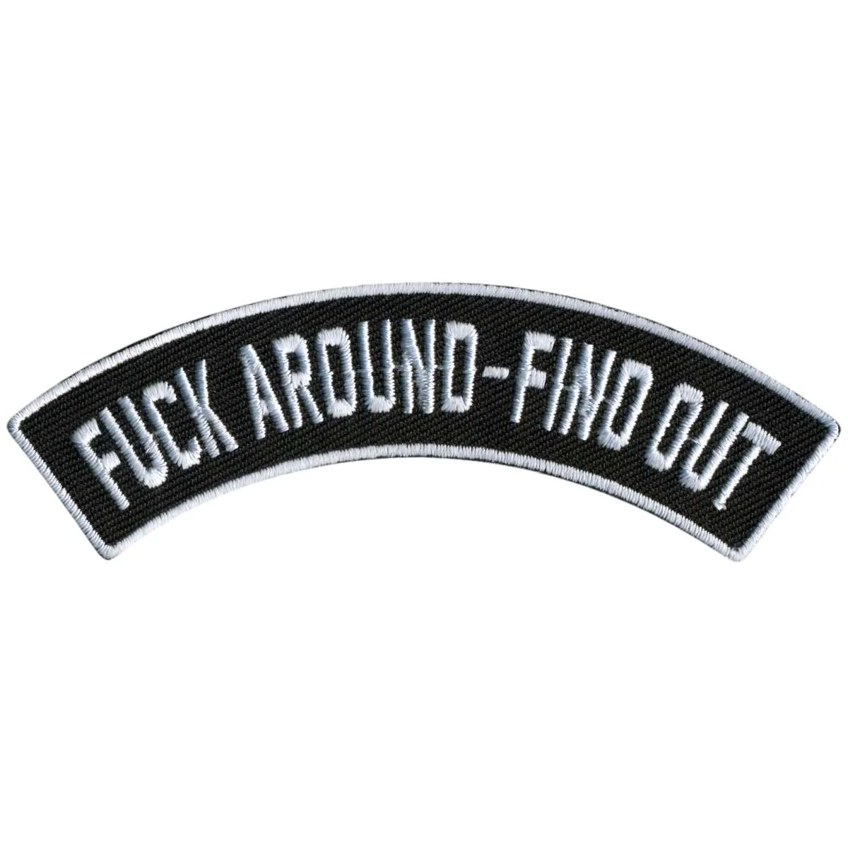 Optimized Hot Leathers F Around- Find Out 4 X 1 Top Rocker Patch PPM4168 Soft