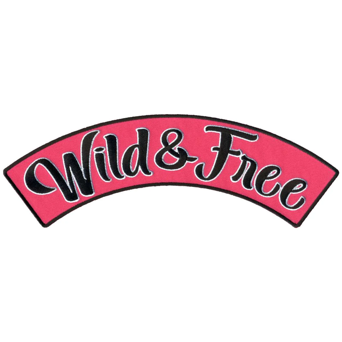 Modern Hot Leathers Wild 10 X 2 Top Rocker Patch PPM4211 Certified