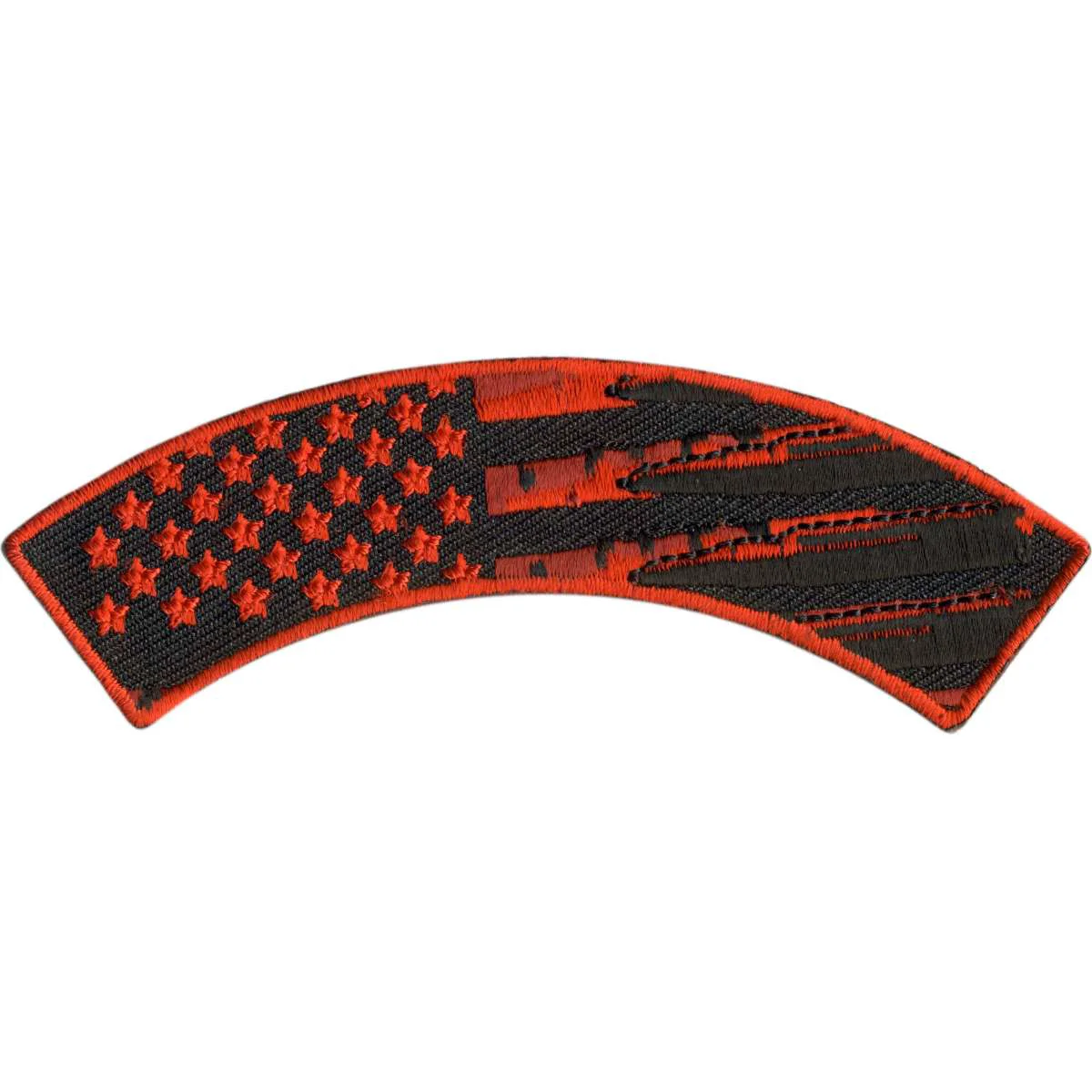 Smooth Hot Leathers Flag Bullets 4 X 1 Top Rocker Patch PPM4188 Prestigious