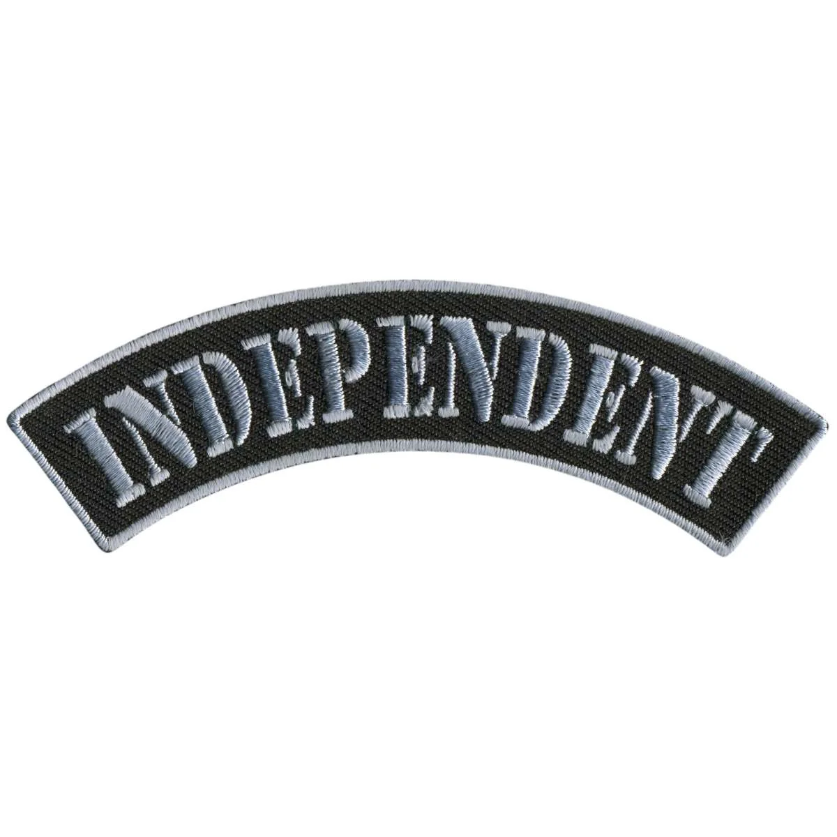 Advanced Hot Leathers Independent 4 X 1 Top Rocker Patch PPM4170 Lightweight