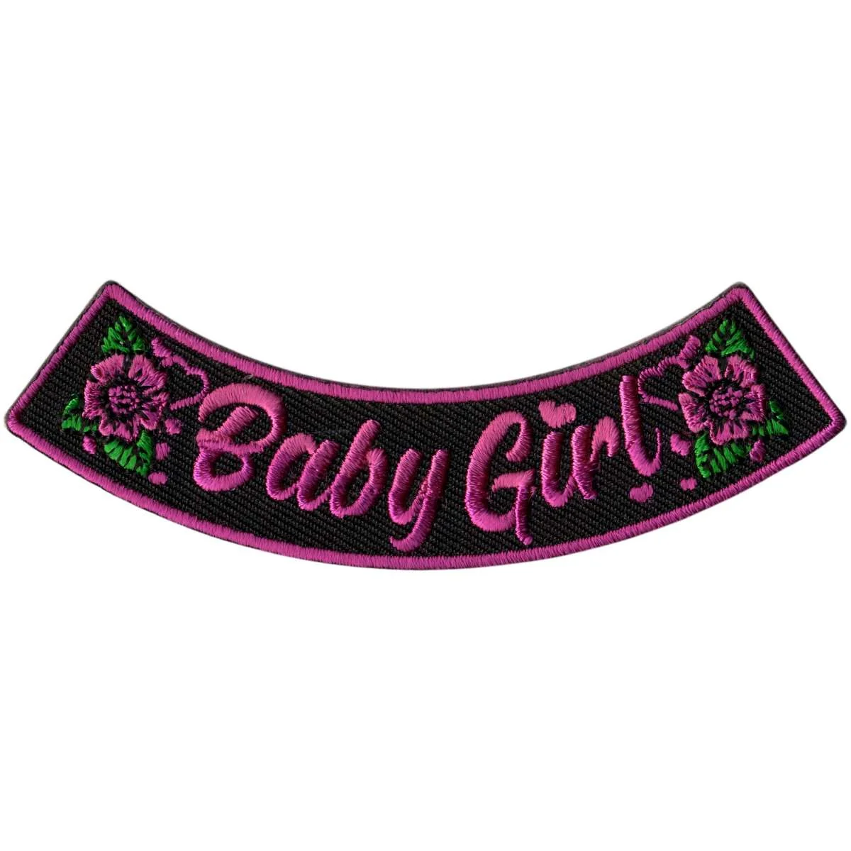 Professional Hot Leathers Baby Girl 4 X 1 Bottom Rocker Patch PPM5112 Versatile