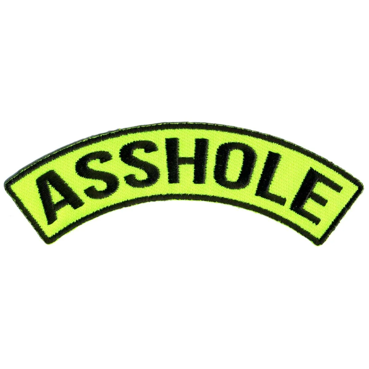 Reliable Hot Leathers Asshole 4 X 1 Top Rocker Patch PPM4182 Modern