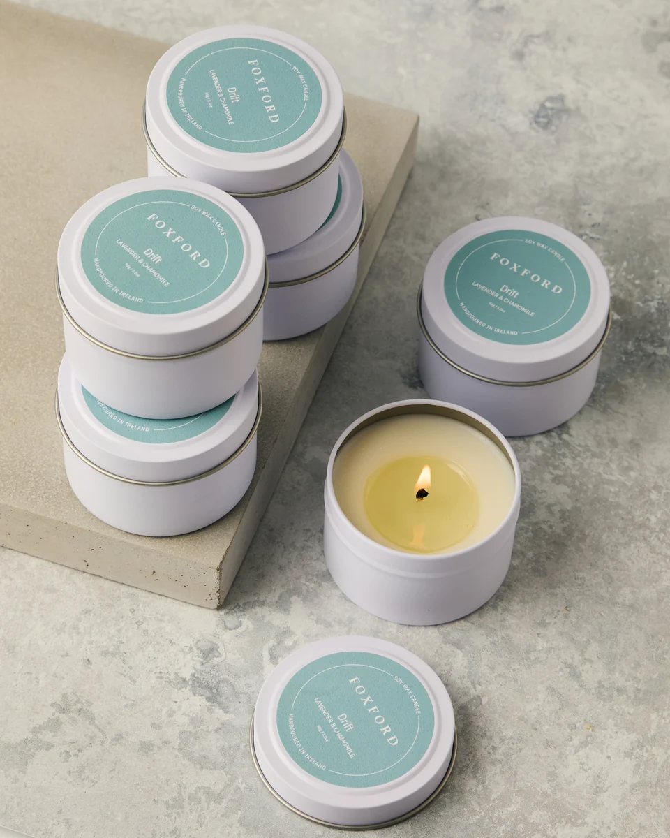Durable Foxford Drift Travel Candle 90g Top-Quality