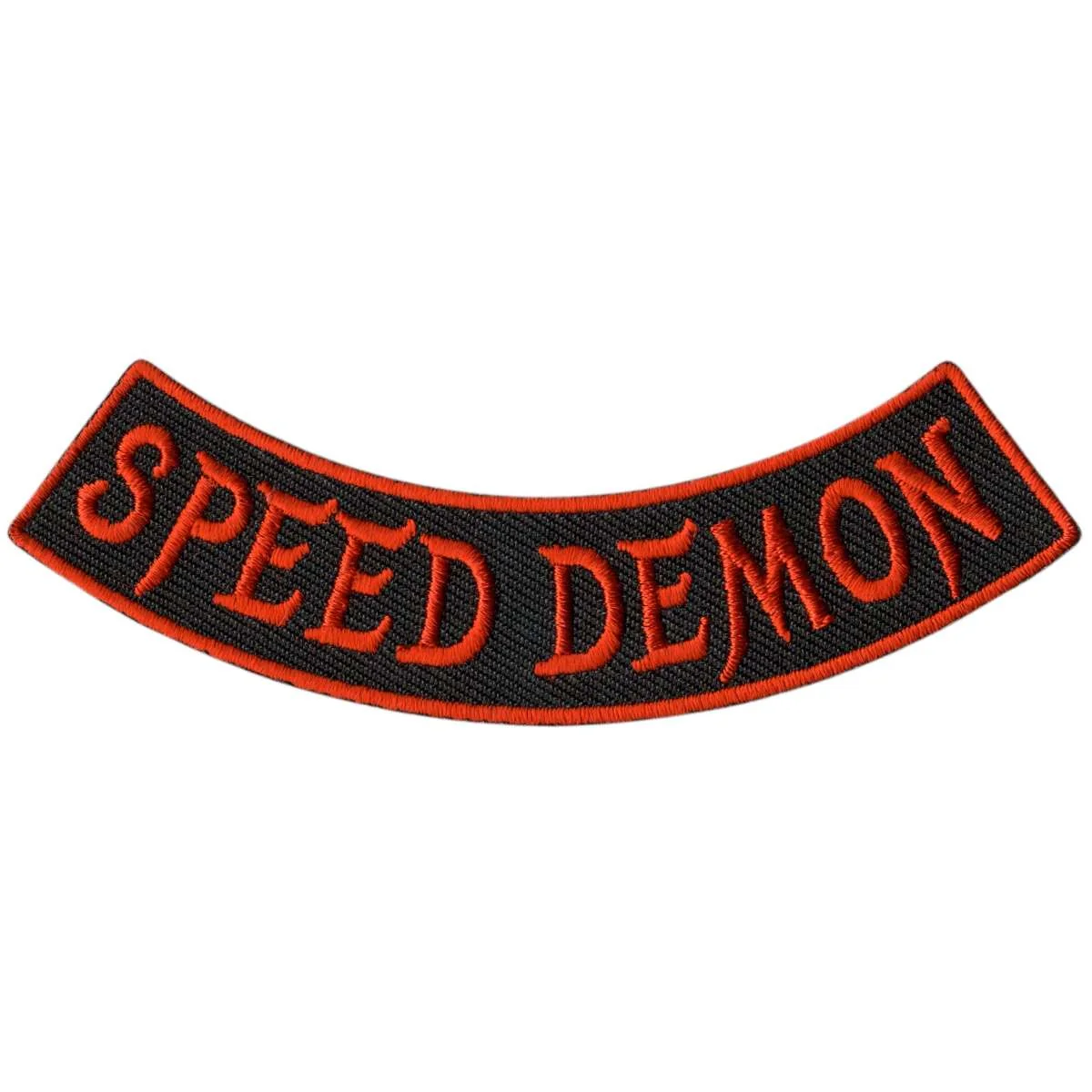 Easy-to-Use Hot Leathers Speed Demon 4 X 1 Bottom Rocker Patch PPM5208 Trusted